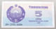 UZBEKISTAN 5 SUM 1992 TOP #alb050 1125 - Usbekistan