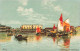 ITALIE - Venezia - Panorama Sur Le Port - Colorisé -  Carte Postale Ancienne - Venezia