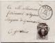 34585# BELGIQUE LEOPOLD MEDAILLON N° 10A LETTRE Obl 117 THUIN 1859 Pour GOSSELIES - 1849-1865 Medaillons (Varia)