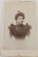 Photographie - Portrait Jeune Femme Photo Barras - Collée Sur Carton Dim:11/16 Cm - Anonymous Persons