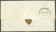 HAMBURG VORPHILA 1833, SCHIFFS BRIEF POST HAMBURG, Rückseitig Auf Brief Von Bahia Nach Herrnhut, Feinst - Vorphilatelie