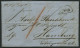 HAMBURG VORPHILA 1859, Fußpoststempel F.P. 20/2 Auf Forwarded-Letter Von Bogota (Kolumbien) Nach Hamburg, Prachtbrief, R - Sonstige & Ohne Zuordnung