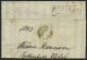 HAMBURG 1843, T 28. FEB, Rote Sonderform Auf Brief Von Göteburg (rückseitiger R3) über Hamburg Nach London, Registraturb - Prephilately