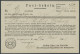 THURN Und TAXIS FRANKFURT A.M., 3 Verschiedene Postscheine (1863-65), Pracht - Prephilately