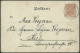 KIEL A 12 BRIEF, COURIER: 1899, 3 Pf. Stadtwappen, Weit Schraffierter Grund, Auf Weihnachtskarte, Pracht - Private & Local Mails