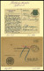 BAHNPOST Hamburg-Münster (verschiedene Züge Und Typen), 1906-1936, 13 Belege Und Eine Beutelfahne Für Päckchen, Meist Pr - Maschinenstempel (EMA)