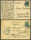 BAHNPOST 1874-1923, 10 Verschiedene, Teils Interessante Belege, Feinst/Pracht, Besichtigen! - Frankeermachines (EMA)