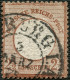 Dt. Reich 21b O, 1872, 21/2 Gr. Rotbraun, Mit Hufeisenstempel HAMBURG I.A., Farbfrisches Prachtstück, Fotobefund Krug, M - Used Stamps