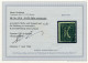 Dt. Reich 159b O, 1921, 10 Pf. Schwarzoliv, Pracht, Fotobefund Weinbruch, Mi. 350.- - Used Stamps