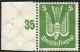 Dt. Reich 344Y , 1924, 5 Pf. Holztaube, Mit Liegendem Wasserzeichen, Pracht, Kurzbefund Dr. Oechsner, Mi. 440.- - Other & Unclassified