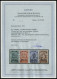 Dt. Reich 508-11 O, 1933, Nothilfe Im Viererstreifen, Pracht, Fotoattest H.D. Schlegel, Mi. (2000.-) - Used Stamps