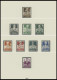SAMMLUNGEN O, 1933-45, Bis Auf Mi.Nr. 496-98 Und Block 2 Und 3 Komplette Saubere Gestempelte Sammlung Im Lindner Falzlos - Autres & Non Classés