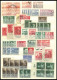 LOTS O,BrfStk , 1933-1944, Saubere Dublettenpartie Meist Mittlerer Werte, Fast Nur Prachterhaltung, Mi. über 2400.- - Autres & Non Classés