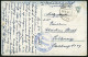 LUFTFAHRT IM I. WELTKRIEG 1918, KOMMANDEUR DER FLIEGER 5. ARMEE, Blauer Briefstempel Auf Ansichtskarte, Pracht, R! - Lettres & Documents