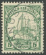 DEUTSCH-NEUGUINEA 8 O, 1900, 5 Pf. Grün, Ohne Wz., Mit Stempel MANUS, Pracht - German New Guinea