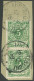 DSWA M 46c Paar BrfStk, 1898, 5 Pf. Opalgrün Im Senkrechten Paar Auf Briefstück Mit Stempel LÜDERITZBUCHT, Pracht, Gepr. - Deutsch-Südwestafrika