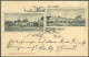 DSWA M 47d BRIEF, 1899, 10 Pf. Lebhaftlilarot Mit Wanderstempel JAKALWATER Auf Ansichtskarte Nach Krefeld, Pracht, R! - Duits-Zuidwest-Afrika