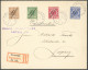 DSWA 7b BRIEF, 1901, 10 Pf. Lilarot Mit Mi.Nr. 5b, 6 Und 8 Auf Einschreibbrief Von OKAHANDJA Nach Leipzig, Pracht, Fotoa - German South West Africa