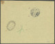 DSWA 11-13 BRIEF, 1901, 3 Pf. (5-mal) Mit 5 Und 10 Pf., Ohne Wz., Auf Portogerechtem Einschreibbrief Von UKAMAS Nach Fra - German South West Africa