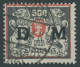 DIENSTMARKEN D 39 O, 1923, 500 M. Rot/schwärzlichgraugrün, Zeitgerechte Entwertung (TIEGEN)HOF, Pracht, Fotoattest Grube - Other & Unclassified