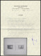 SERBIEN Bl. 4III , 1943, Block Kriegsinvaliden Mit Abart Dreieckiger Farbfleck In Der Mitte Der Rechten Mantelhälfte Bei - Occupation 1938-45