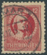 THÜRINGEN 97AXbat O, 1945, 12 Pf. Dunkelbräunlichrot, Vollgummierung, Gelblichgraues Papier, Zahnfehler, Feinst, R!, Kur - Autres & Non Classés