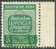 WEST-SACHSEN 124YDD , 1945, 6 Pf. Dunkelbläulichgrün, Wz. Y, Mit Klarem Teil-Doppeldruck, Vom Rechten Bogenrand, Postfri - Other & Unclassified