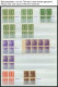 SAMMLUNGEN, LOTS VB , Interessante Viererblock-Sammlung SBZ, Ohne Mecklenburg-Vorpommern, Meist Kleinere Werte, Insgesam - Other & Unclassified
