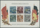 DDR Bl. 13 O, 1955, Block Engels, Tagesstempel, Pracht, Gepr. König, Mi. 180.- - Andere & Zonder Classificatie