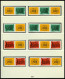 DDR 1012/3 , 1964, Leipziger Frühlingsmesse, Alle 16 Zusammendrucke Komplett (W Zd 118-125 Und S Zd 44-51), Pracht, Mi.  - Used Stamps