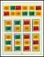 DDR 1012/3 , 1964, Leipziger Frühlingsmesse, Alle 16 Zusammendrucke Komplett (W Zd 118-125 Und S Zd 44-51), Pracht, Mi.  - Used Stamps