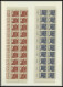 ENGROS 242-49 Paar , 1964/5, Bauten, 10 Waagerechte Paare Im Bogenteil Vom Oberrand!, Pracht, Mi. 650.- - Sammlungen