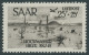 SAARLAND 259I , 1948 25 Fr. Hochwasserhilfe Mit Plattenfehler Bombe Fällt Unter Erstem A Von Saar, Postfrisch, Pracht, M - Altri & Non Classificati