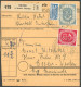 BUNDESREPUBLIK 134 BRIEF, 1954, 50 Pf. Posthorn Im Achterblock Rückseitig Auf Paketkarte Mit Zusatzfrankatur Aus INKOFEN - Other & Unclassified