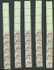 Delcampe - ROLLENMARKEN 1028,1037/8 AIR , 1979/80, Burgen Und Schlösser III Und IV, 38 Rollenmarken (RE5+4Lf), Fast Nur Prachterhal - Rollenmarken