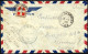 FRANKREICH FELDPOST 801,848 BRIEF, 1950, 1 Fr. Provinzwappen Und Rückseitig 6 Fr. Karminrosa Mit Zwischensteg Im Paar Mi - Guerre D'Indochine / Viêt-Nam