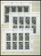 LOTS , 1988-98, Postfrische Partie Schwarzdrucke Bzw. 1 Buntdruck, Mit 13 Blocks Und 13 Einzelwerten, Dabei Mi.Nr. 2032, - Colecciones