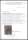 LOMBARDEI UND VENETIEN 5PFä O, 1850, 45 C. Blau Mailänder Postfälschung, Type II, K1 MILANO, Helle Stelle, Bildseitig Ka - Lombardije-Venetië