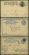 GANZSACHEN 1893-1903, 6 Verschiedene Komplette Frage- Und Antwort Ganzsachenkarten (Paid Reply Postal Cards), Gebraucht, - Sonstige & Ohne Zuordnung