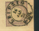 1872, 1/4 Groschen Großer Brustschild Als Seltene EF Auf Drucksache Ab LEIPZUG: Bitte Lesen. - Lettres & Documents