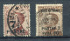 1922  - LEVANTE - LEVANT . 2 Timbres Obl.. ITALIA - Amtliche Ausgaben