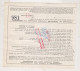 GREECE 1967  Parcel Card To Germany - Paketmarken