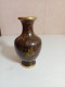 Petit Vase Ancien Cloisonné Hauteur 10,5 Cm Diamètre 5 Cm - Vasen