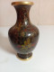 Petit Vase Ancien Cloisonné Hauteur 10,5 Cm Diamètre 5 Cm - Vases