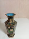 Petit Vase Ancien Cloisonné Hauteur 12 Cm Diamètre 5,5 Cm - Vases