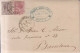 Año 1878 Edifil 192-188 Alfonso XII Carta Matasellos Reus Tarragona Membrete Odena Hermanos - Cartas & Documentos