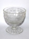 MAGNIFIQUE ANCIENNE COUPE / PRESENTOIR EN VERRE MOULÉ SUR PIED - H:10cm D:10cm / ART DE LA TABLE / DECORATIF (2501.5) - Altri & Non Classificati