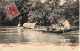 LAOS - Piroguiers Laotiens. 1913. Carte , Timbrée Oblitérée , Vierge Et Impeccable. - Laos