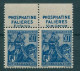 !!! 50 C JEANNE D'ARC : PAIRE AVEC BANDES PUBS FALIERES NEUVE ** - Unused Stamps