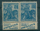 !!! 50 C JEANNE D'ARC : PAIRE AVEC BANDES PUBS PROVINS NEUVE */** - Unused Stamps